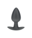 Ouch! Medium Siliconen Anal Plug 7,9 cm Gunmetal Zacht Comfort