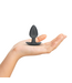 Ouch! Ouch! Medium Soft Silicone Anal Plug 3.1" Gunmetal - Ultimate Comfort