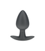 Ouch! Medium Siliconen Anal Plug 7,9 cm Gunmetal Zacht Comfort