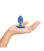Ouch! Siliconen Medium Anale Plug 7,9 cm Metallic Blauw – Ouch! by Shots