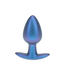 Ouch! Siliconen Medium Anale Plug 7,9 cm Metallic Blauw – Ouch! by Shots