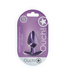 Ouch! Medium Silicone Anal Plug 3,4 cm Metallic Paars - Comfortabel & Veilig