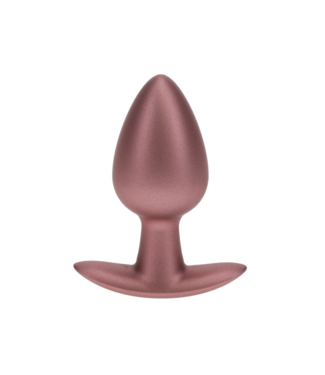 Ouch! Siliconen Anale Plug Medium 3,4 cm Roze Metallic Ouch! by Shots