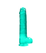 RealRock RealRock Crystal Clear Dildo Met Sterke Zuignap En Realistische Ballen 25 cm