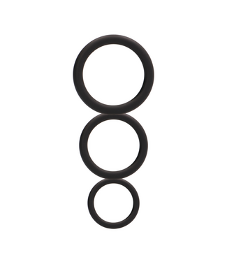 Shots Toys Round Cock Ring Set - Boost Pleasure, Enhance Erections, 3 Sizes Available
