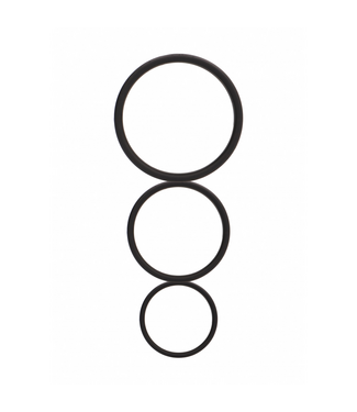 Shots Toys Comfortable Flat Cock Ring Set for Enhanced Performance & Pleasure