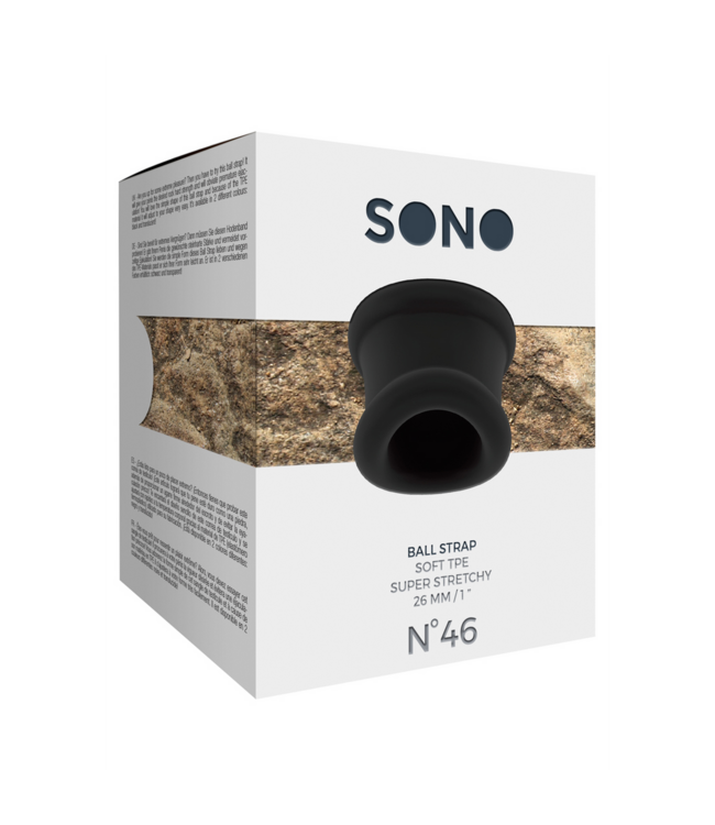 Sono No.46 Ball Strap – Erektion & Lust in Schwarz oder Transparent