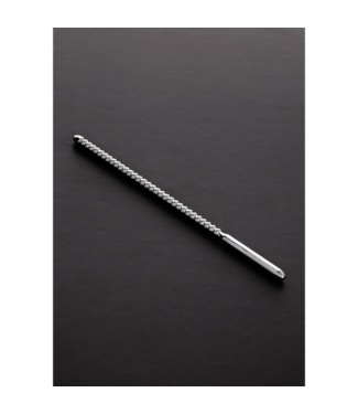 Steel by Shots DIPSTICK Ribbed Urethral Dilator | Intense Male Stimulation Tool