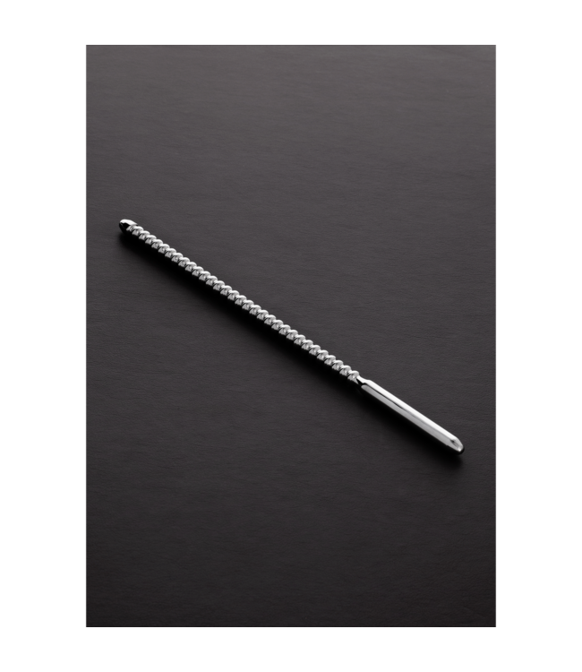 Steel by Shots DIPSTICK Geriffelt 0,8 cm | Intensive Stimulation für Männer