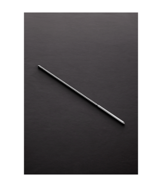 Steel by Shots DIPSTICK Ribbed Urethral Dilator | Intense Steel Pleasure Tool