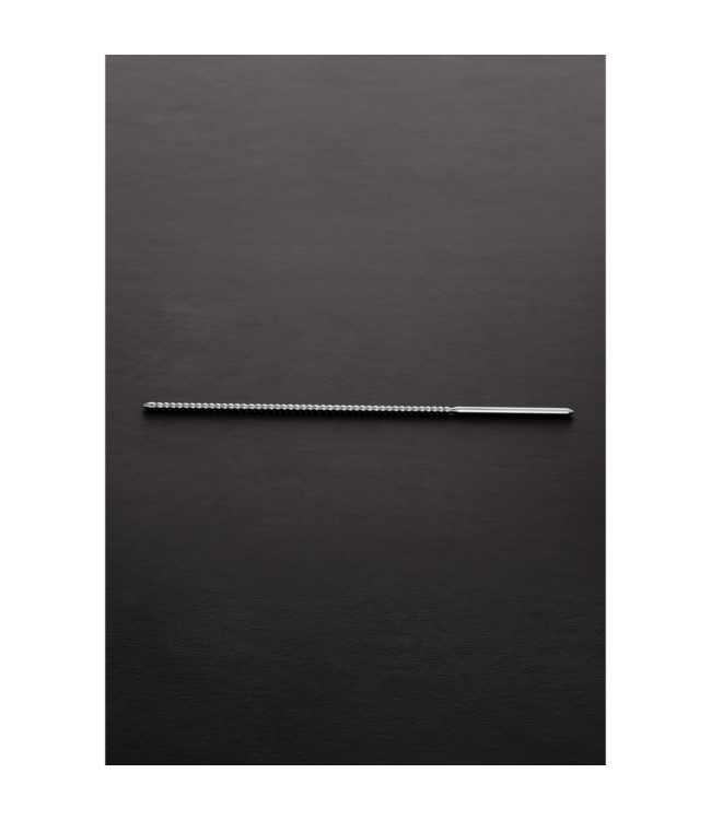 Steel by Shots DIPSTICK Ribbed Urethral Dilator | Intense Steel Pleasure Tool