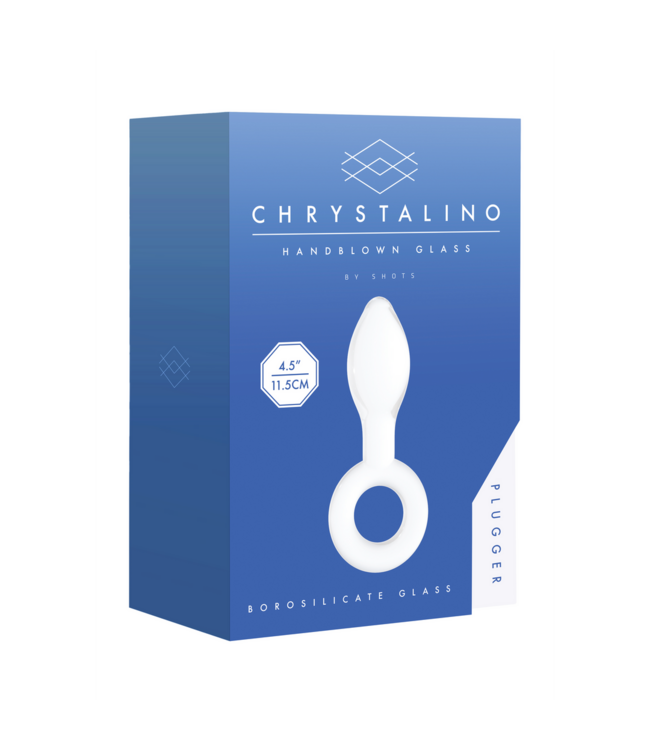 Chrystalino Handgefertigter Plugger Glasdildo 11,7 cm – Sicheres, intensives Analvergnügen