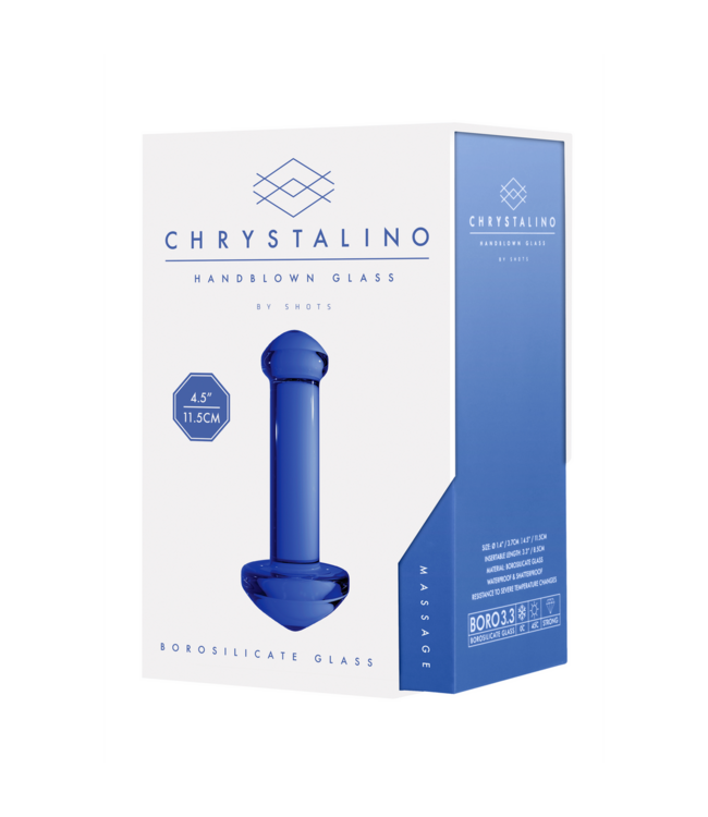 Chrystalino Borosilicate Glass Massager - Temperature Bliss & Precision Comfort