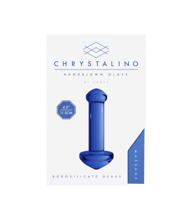Chrystalino Chrystalino Borosilicaat Glas Massager 11,6 cm Met Temperatuurfunctie