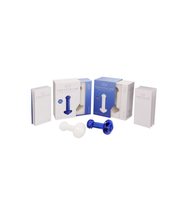 Chrystalino Borosilikatglas Massagegerät 11,6 cm – Präzise Stimulation & Temperaturgenuss