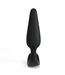 Crushious Tic Silikon-Analplug 7 cm – Anfängerfreundlich, schwarz, ergonomisch