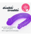 Crushious Bendable Double Dildo 27cm Purple - Ultimate Pleasure Awaits!