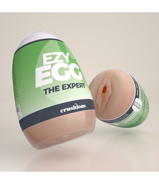Crushious Ezy Egg Green Pleasure Egg - Durable & Fun Masturbation Aid