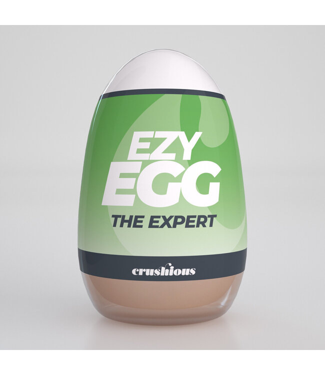 Crushious Ezy Egg Grün: Stilvolles Masturbator-Ei für nachhaltigen Genuss