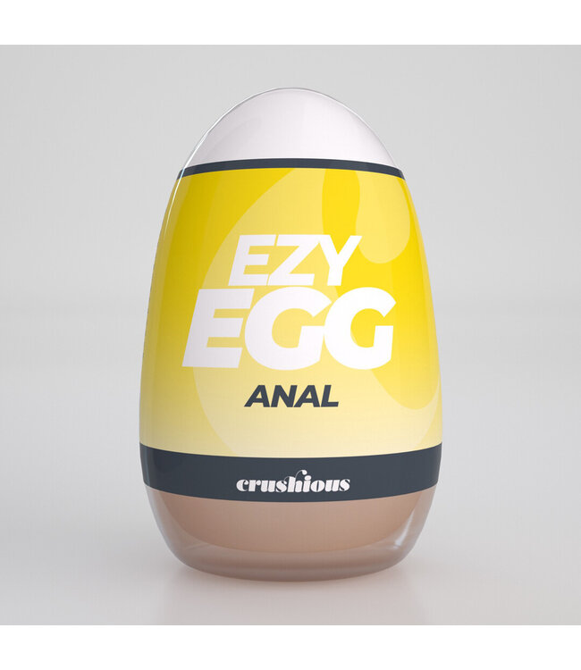 Crushious Crushious TPE Masturbator Ei Geel Voor Anale Sensatie En Comfort