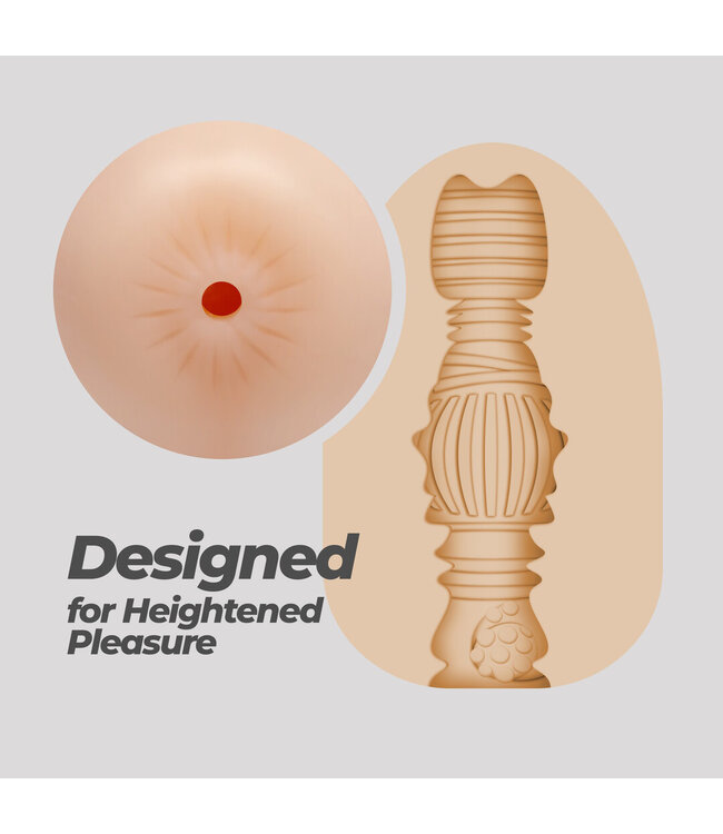 Crushious Ezy Egg Yellow Masturbator: Comfort & Anal Sensation for Solo Pleasure