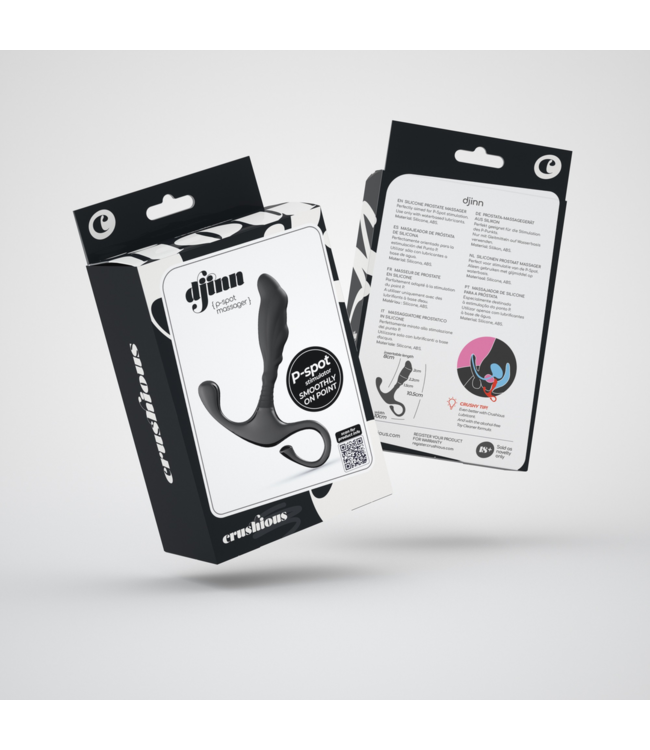 Crushious Djinn Silicone Prostate Massager - Waterproof Pleasure for All Users