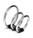 Crushious Crushious Metalen Cockring Set Zilver – Duurzaam, Veilig en Temperatuurspel