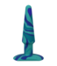 Doc Johnson A-Play Groovy Silicone Anal Plug 7.9cm - Safe, Comfortable, Ocean Color