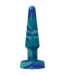 Doc Johnson Groovy Analplug aus Silikon – 7,9 cm, sicherer Komfort mit Ocean-Design