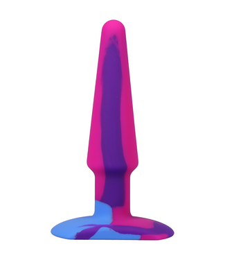 Doc Johnson Groovy Silicone Anal Plug - 12cm, Safe, Soft, Colorful & Versatile