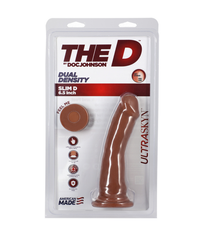Doc Johnson Doc Johnson Ultraskyn Dildo 16,3 cm Realistisch Comfortabel Met Dubbele Dichtheid