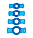 Doc Johnson Flexibele TitanMen Tools Cockring Set Met 4 Maten Van Veiliger TPE