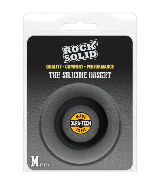 Doc Johnson Doc Johnson Medium Silicone Cock Ring - Comfort & Strength, Body-Safe
