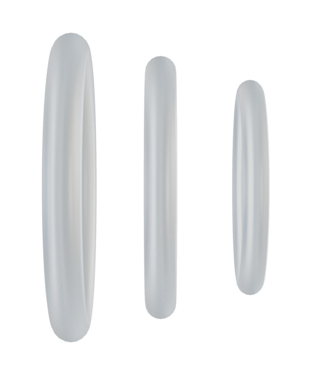 Doc Johnson Siliconen Cockring Set Van 3 | Flexibel, Ftalatenvrij En Vaatwasmachinebestendig