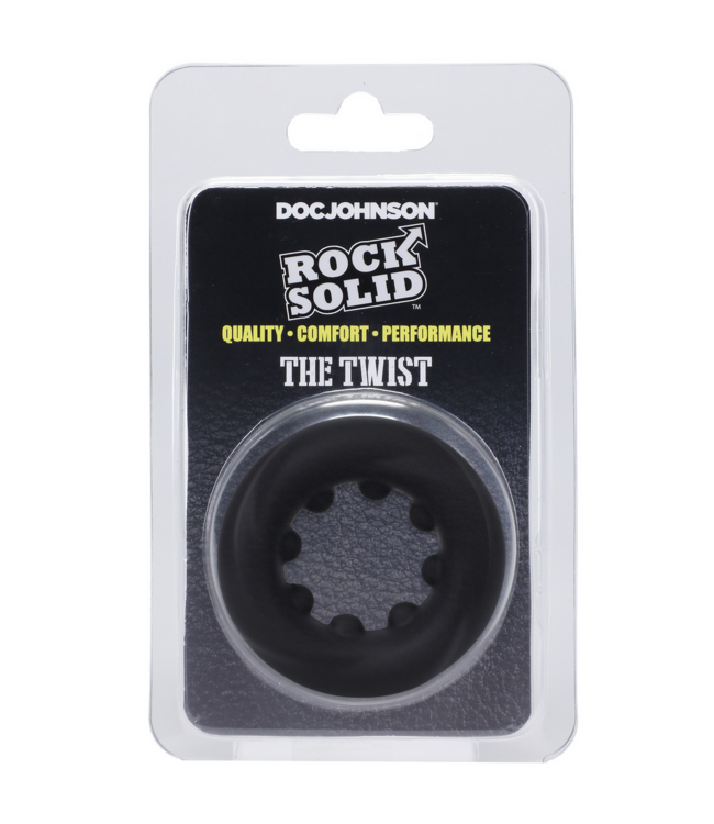 Doc Johnson Twist Silikon-Cockring – Weich, dehnbar & stimulierend für längere Erektion