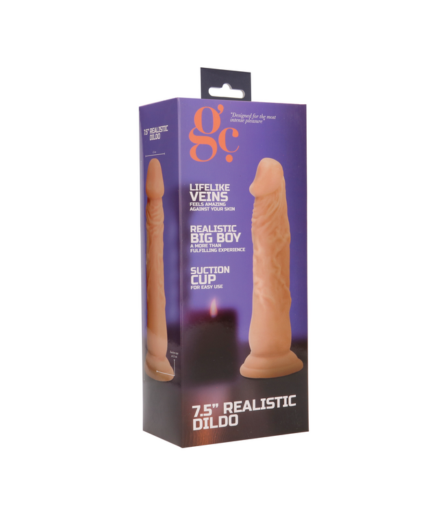 GC Realistischer Dildo „Big Boy“ 19 cm – Flexibel & Saugnapf