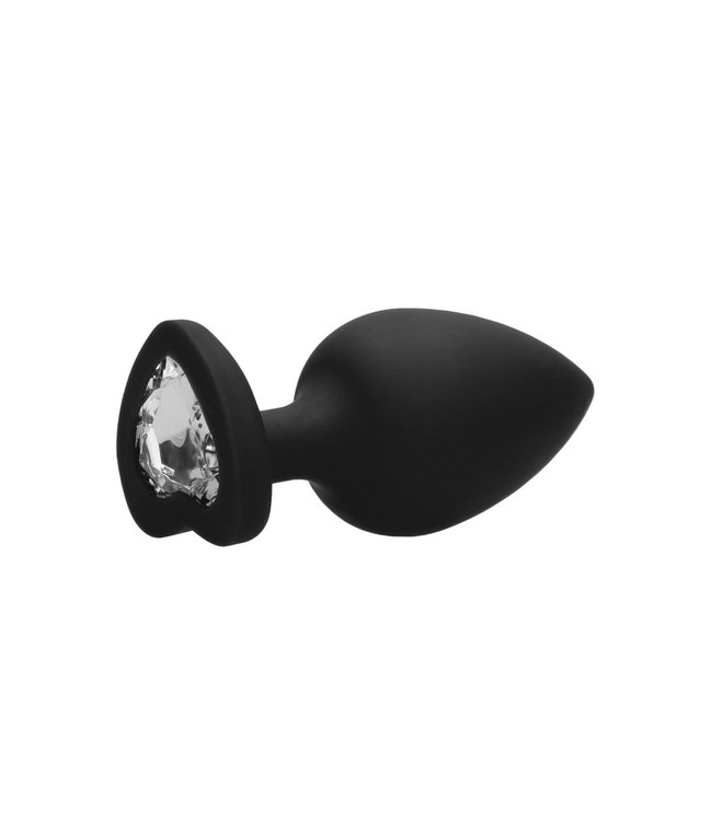 Ouch! Diamond Heart Extra Large Butt Plug - 9.5 cm for Ultimate Pleasure
