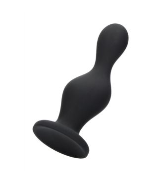 Ouch! Silky Soft Wave Butt Plug 11.3 cm - Tapered Design & Suction Base