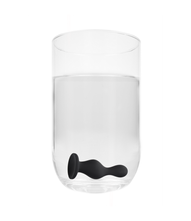Ouch! Silky Soft Wave Butt Plug 11.3 cm - Tapered Design & Suction Base