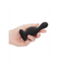 Ouch! Silky Soft Wave Butt Plug 11.3 cm - Tapered Design & Suction Base