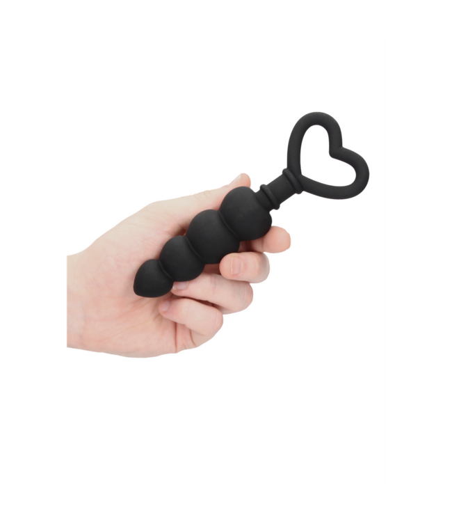 Ouch! Silicone Anale Ketting 15,3 cm – Zacht, Veilig & Flexibel Speeltje