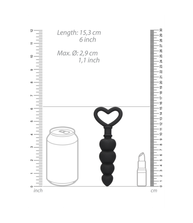 Ouch! Anale Love Beads aus 100 % Silikon – Komfort & intensives Vergnügen