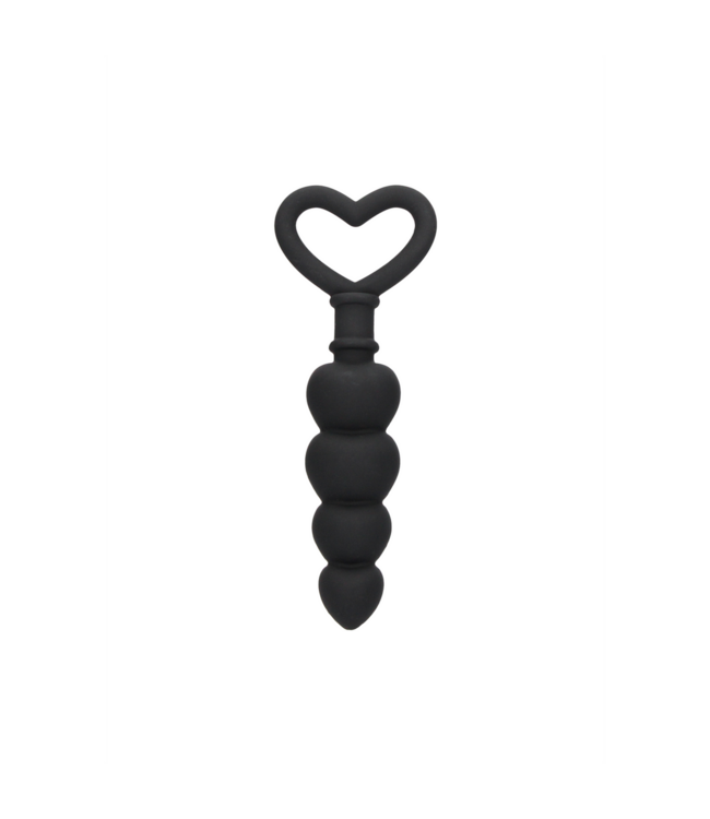 Ouch! Soft Silicone Anal Love Beads - 15.3 cm for Ultimate Pleasure