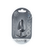 Ouch! Weicher Silikon-Analplug 4 cm – Ouch! Komfort in Metallic-Farbe