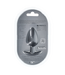 Ouch! Weicher Silikon-Analplug 4 cm – Ouch! Komfort in Metallic-Farbe