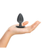 Ouch! Weicher Silikon-Analplug 4 cm – Ouch! Komfort in Metallic-Farbe