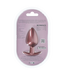Ouch! Siliconen Anale Plug 4 cm Groot – Roze Metallic Ouch! by Shots