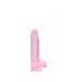 RealRock REALROCK CRYSTAL CLEAR Dildo Met Zuignap En Realistische Ballen 17 cm