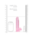 RealRock REALROCK CRYSTAL CLEAR Dildo Met Zuignap En Realistische Ballen 17 cm