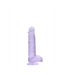 RealRock RealRock Transparante Dildo Met Zuignap En Realistische Ballen 17 cm